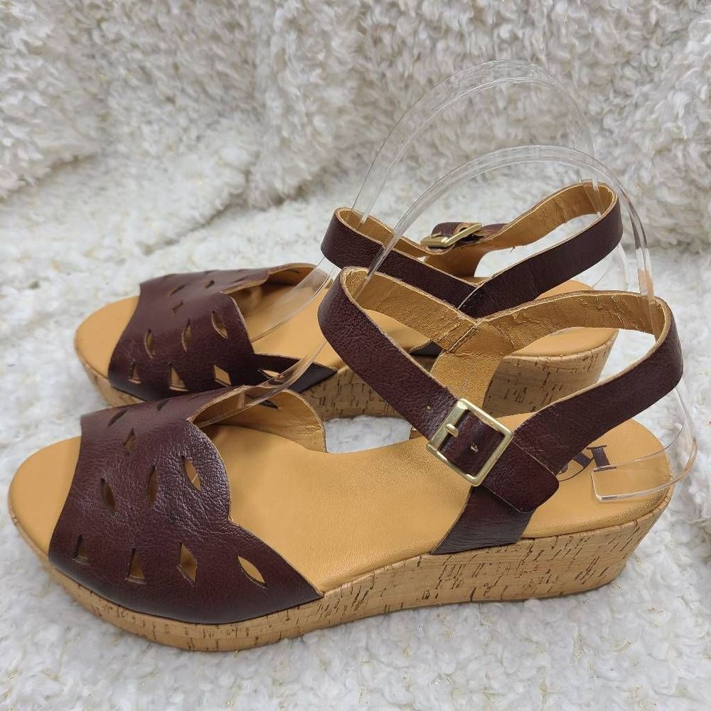 Korks by Kork-ease Platform Wedge Sandals sz 9 - Picture 7 of 12